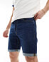 Фото #1 товара Jack & Jones relaxed fit denim shorts in dark blue