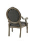 Фото #10 товара Rory Fabric Oval Back Accent Chair