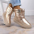 Metallic snow boots Big Star W INT1589D beige