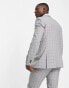 Фото #10 товара Selected Homme slim fit suit jacket in light grey check