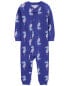 Фото #3 товара Toddler 1-Piece Peacock 100% Snug Fit Cotton Footless Pajamas 5T