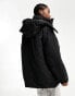 Weekday Attila padded parka with utility pockets in black