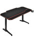 55 Inch Gaming Desk with Free Mouse Pad with Carbon Fiber Surface