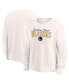 Фото #1 товара Women's Cream Golden State Warriors Close the Game Pullover Sweatshirt