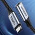 Фото #8 товара Wytrzymały przedłużacz kabla przewodu USB-C 3.1 10Gb/s 1m szary