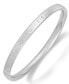 ფოტო #1 პროდუქტის Children's Twinkle, Twinkle, Hinge Bangle Bracelet in Sterling Silver