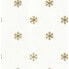 Скатерть из смолы, устойчивая к пятнам Belum Snowflakes Gold 140 x 140 cm