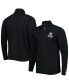 ფოტო #1 პროდუქტის Men's Black Texas A&M Aggies Textured Quarter-Zip Jacket