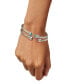 ფოტო #4 პროდუქტის 2-Pc. Set Sky Blue Topaz (4-7/8 ct. t.w.) & Amethyst (4 ct. t.w.) Weave Style Cuff Bracelets in Sterling Silver