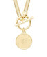 Izzy Toggle Initial Necklace