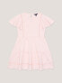 Kids' Eyelet Flutter-Sleeve Dress