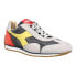 Diadora Equipe Suede Sw Lace Up Mens Grey, Orange, Yellow Sneakers Casual Shoes 7 - фото #2