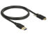 Фото #2 товара Delock 83718, 1 m, USB A, USB C, USB 3.2 Gen 2 (3.1 Gen 2), Male/Male, Black