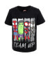 ფოტო #3 პროდუქტის Boys Spidey and His Amazing Friends T-Shirt Tank Top and French Terry Shorts 3 Piece Outfit Set Black/ Red/ Grey