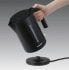 Фото #9 товара Электрический чайник Cloer 4110 - 1,7 л - 2200 Вт - черный - пластик - индикатор уровня воды - защита от перегрева