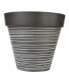 Gardener Select Wide Rim Planter Grey & White 13.78" D x 12.5" H