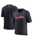 Men's Navy Cleveland Guardians Authentic Collection Pregame Raglan Performance V-Neck T-shirt