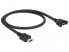 Фото #4 товара Delock 85463 - 0.5 m - HDMI Type A (Standard) - HDMI Type A (Standard) - 3840 x 2160 pixels - 10.2 Gbit/s - Black