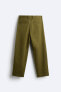 Straight fit chino trousers