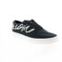 Фото #4 товара Lacoste Jump Serve Lace 0121 2 Mens Black Canvas Lifestyle Sneakers Shoes