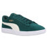 Puma Smash V2 Logo Lace Up Mens Green Sneakers Casual Shoes 36498967