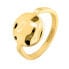 Stylish gold-plated ring Echo BJ10A320