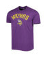 Фото #3 товара Men's Purple Minnesota Vikings All Arch Franklin T-shirt