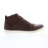 Фото #1 товара English Laundry Jameson EL2585H Mens Brown Leather Lifestyle Sneakers Shoes 13