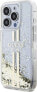 Guess Guess GUHCP15XLFCSEGT iPhone 15 Pro Max 6.7" transparent hardcase Liquid Glitter Gold Stripes