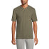ფოტო #6 პროდუქტის Men's Tall Waffle Short Sleeve Pajama Henley T-Shirt