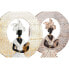 Декоративная фигура DKD Home Decor 21 x 7,5 x 38,5 cm Бежевый Позолоченный Коричневый Белый Колониальный Африканка (2 штук)