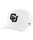 Men's White Colorado Buffaloes Adjustable Hat