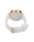 Women's Quartz White Silicone Strap Watch 38mm