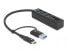 Фото #1 товара Delock 3 Port USB 3.2 Gen 1 Hub+ SD und Micro Card Reader mit Type-C oder