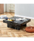 Фото #1 товара Modern MDF coffee table with elegant black patterns