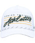 Фото #3 товара Men's White Oakland Athletics Downburst Hitch Snapback Hat