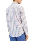 Men's Quincy Plaid Button-Down Poplin Shirt, Created for Macy's