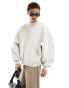 Фото #1 товара ASOS DESIGN heavyweight extreme oversized scuba sweatshirt in grey marl