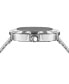 Men's Three-Hand Quartz You and Me Silver-Tone Stainless Steel Bracelet 41mm