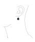 ფოტო #4 პროდუქტის Western Style Teardrop Scroll Filigree Scroll Stabilized Black Natural Onyx Lever Back Dangle Earrings For Women Sterling Silver