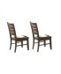 Фото #1 товара Arnaldo Slat Back Side Chairs (Set of 2)