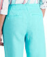 Фото #6 товара Petite 100% Linen Drawstring Pants, Created for Macy's