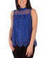 ფოტო #1 პროდუქტის Mock-Neck Lace Top