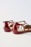 Фото #4 товара Patent-finish ballet flats with straps