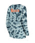 Фото #4 товара Women's Navy Chicago Bears Tie-Dye Long Sleeve T-shirt