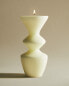 Фото #6 товара (610 g) white petals scented candle candlestick