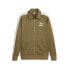 Фото #1 товара Puma T7 Iconic Full Zip Track Jacket Mens Brown Casual Athletic Outerwear 539484
