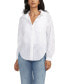ფოტო #1 პროდუქტის Women's Relaxed Button-Down Shirt
