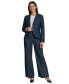 ფოტო #4 პროდუქტის Women's Puff-Sleeve Single-Button Blazer