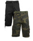 ფოტო #1 პროდუქტის Men's Belted Cargo Shorts with Twill Flat Front Washed Utility Pockets, Pack of 2